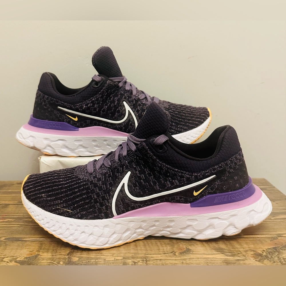 Nike React Infinity Run FK 3 in Cave Purple/White DD3024-502 Women’s 8